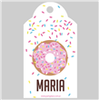 Tarjetas largas con cinta Donuts 24u Pers